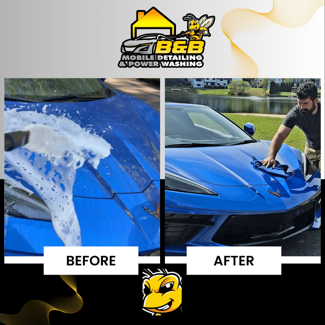 B&B car detailing Before After Post 1